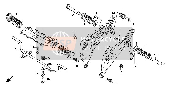 Honda ANF125 2008 Passo per un 2008 Honda ANF125